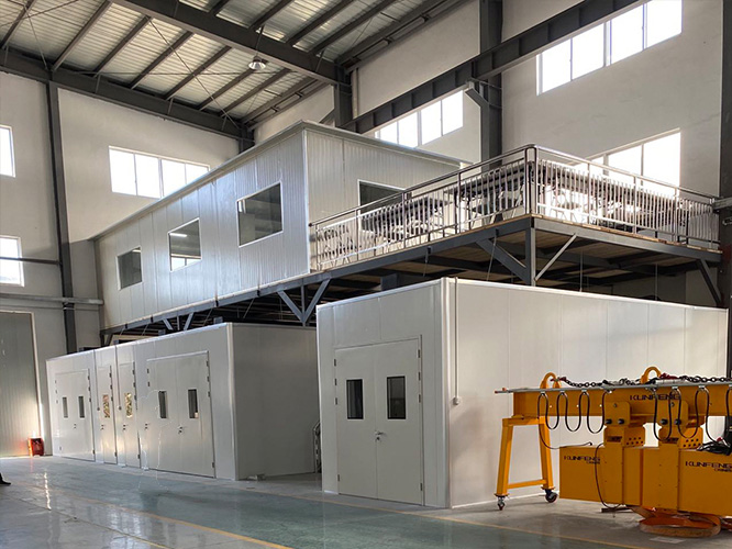 铸造机床床身_恒温恒湿室